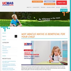 Why Abacus Maths Is Beneficial For Your Child