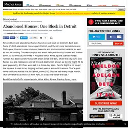 Abandoned Houses: One Block in Detroit