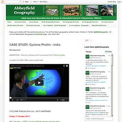 CASE STUDY: Cyclone Phailin - India