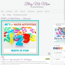 ABC's of Math Activities