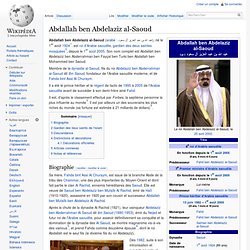 Abdallah ben Abdelaziz Al Saoud