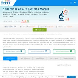 FMI Revises Abdominal Cosure Systems Market Forecast, as COVID-19 Pandemic Continues to Expand Quickly