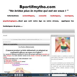Abdos et respiration - Sportifmytho