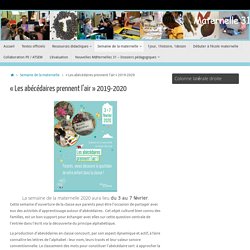 “Les abécédaires prennent l’air” 2019-2020 – Maternelle 31