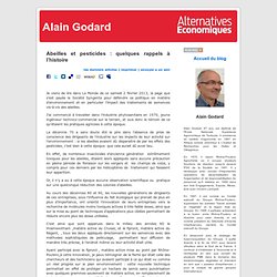 Alain Godard » Blog Archive » Abeilles et pesticides : quelques rappels à l’histoire