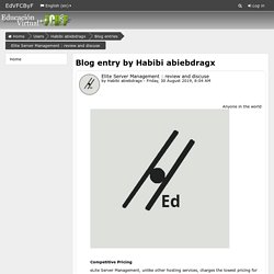 Habibi abiebdragx: Elite Server Management : review and discuse