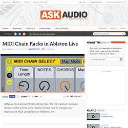 MIDI Chain Racks in Ableton Live - Ableton Live