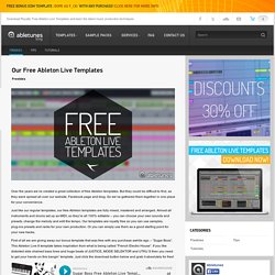 Our Free Ableton Live Templates