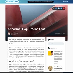 Abnormal Pap Smear Test