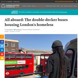 London is transforming its double-decker buses into homeless shelters