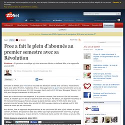 Free a fait le plein d'abonnés au premier semestre avec sa Révolution