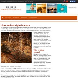Uluru and Aboriginal Culture - Uluru (Ayers Rock) Australia