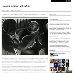 Q&A with Juma Sultan of the Aboriginal Music Society / Gypsy, Sun and Rainbows « Sound Colour Vibration (Music