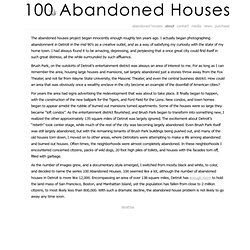 About « 100 Abandoned Houses