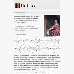 About, sixlines.org