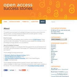 About « Open Access Success Stories