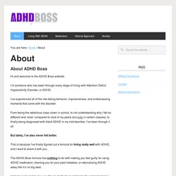 Adult ADHD : ADHD Boss