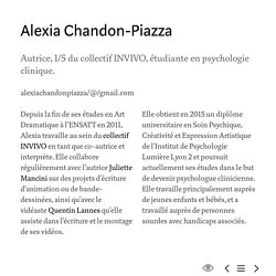 about - Alexia Chandon-Piazza