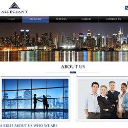 ABOUT US – Allegiant Capital Group