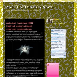 ABOUT ANIMATION NEWS