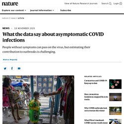 What the data say about asymptomatic COVID infections