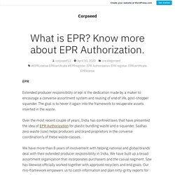 What is EPR?