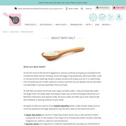 What are Bath Salts? Epsom Salt Bath Benefits Explained for You