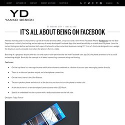 The Blue Experience – Facebook Phone by Tolga Tuncer