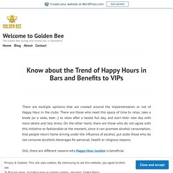 Know about the Trend of Happy Hours in Bars and Benefits to VIPs