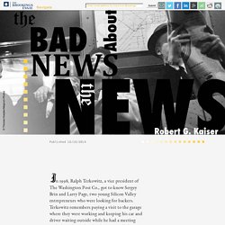 The Bad News About the News