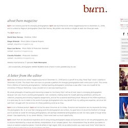 About burn magazine