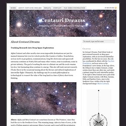 About Centauri Dreams