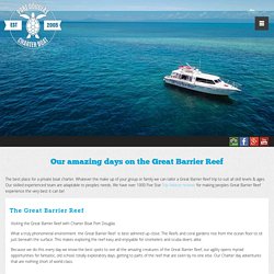 About Us - Charter Boat Port Douglas