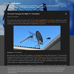 All About Choosing The Right TV Transmitter