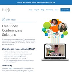 Jitsi Meet - Instant Free Videoconferencing