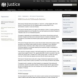 List of UK Justice websites - Her Majesty&#039;s Courts Service