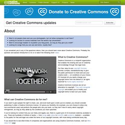 Creative Commons: COPYRIGHTS