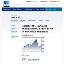 About Dun & Bradstreet