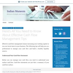 Here’s All You Need to Know About Effective Cash Flow Management Tips