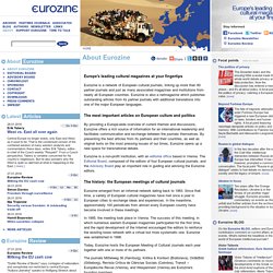 About Eurozine