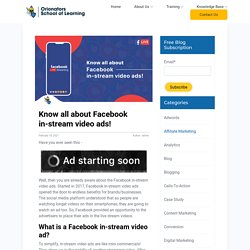 Know all about Facebook in-stream video ads