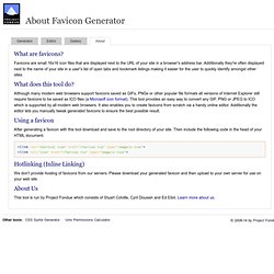 About Favicon Generator