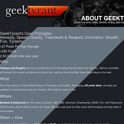 About - GeekTyrant