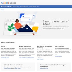 About Google Books – Google Books