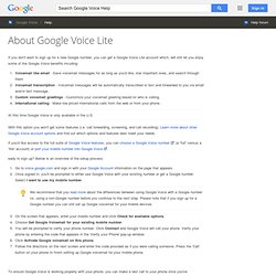 About Google Voice Lite - Google Voice Help