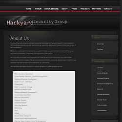Hackyard Security Group