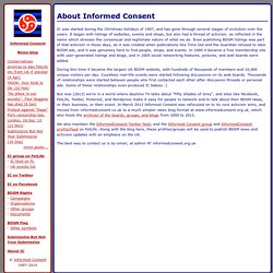 About Informed Consent