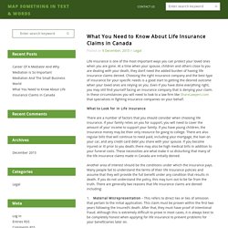 What You Need to Know About Life Insurance Claims in Canada
