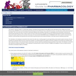 IUPHAR/BPS Guide to PHARMACOLOGY