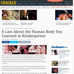 6 Lies About the Human Body You Learned in Kindergarten
